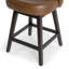 Della Upholstered Stool with Solid Wood Frame