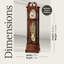 Stewart Anni 86.25" Grandfather Clock