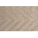 Demani Wool Chevron Area Rug in Linen