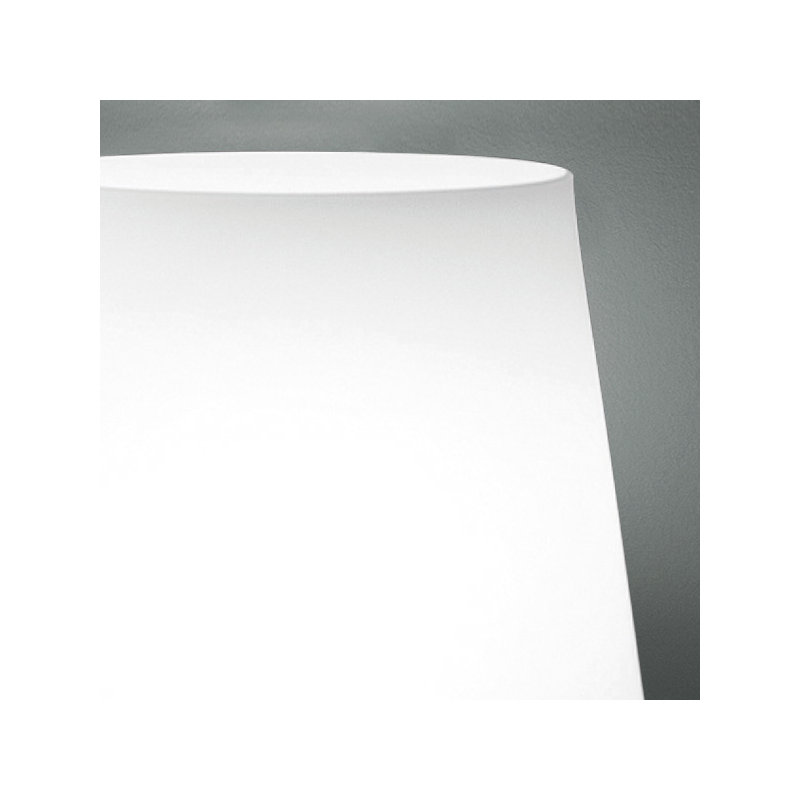 Naxos Table Lamp Mn White Matt Glossy White E12 Ul, 13" H x 8" W x 8" D