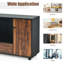 1 armoire de rangement à 1 tablette