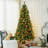 7.5' Tall Prelit Christmas Tree Douglas Fir Artificial Christmas Tree with Realistic Branches, Green