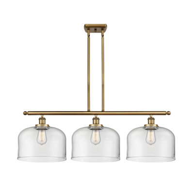 Lattimer 3-Light Dimmable Metal Pendant 