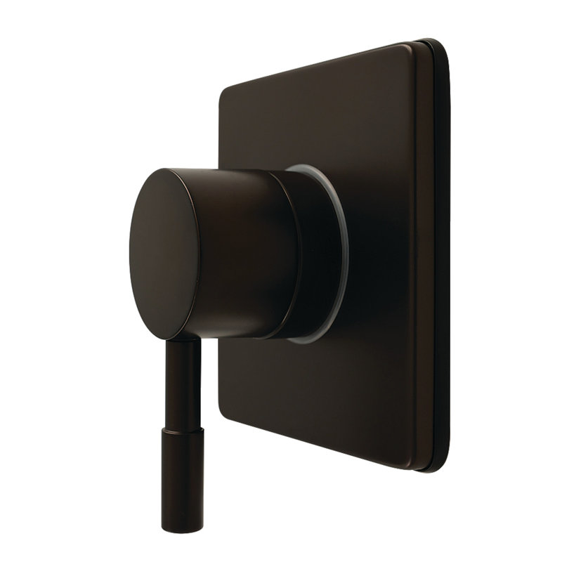 Kingston Brass Concord Single-Handle Wall Mount Six-Way Diverter Valve with Trim Kit, Oil Rubbed Bronze