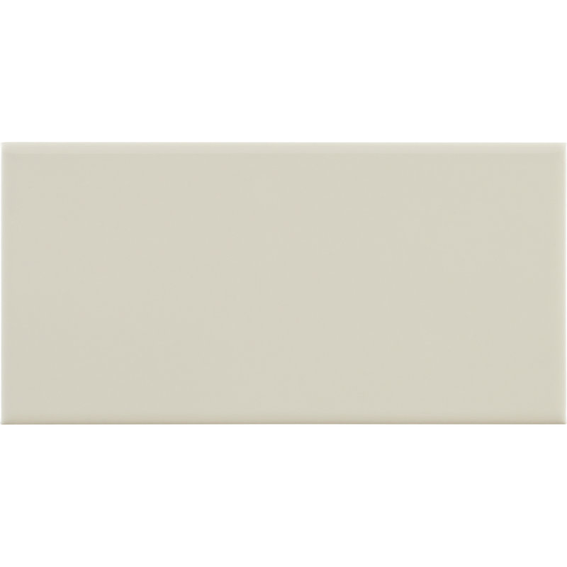 Color Beat Gloss 4" x 8" Ceramic Subway Tile, Fog