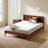 Whitman Low Profile Mid-Century Modern Platform Bed-833181681-899593011