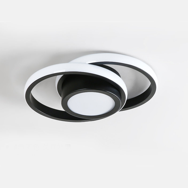 Semi Flush Mount, Black