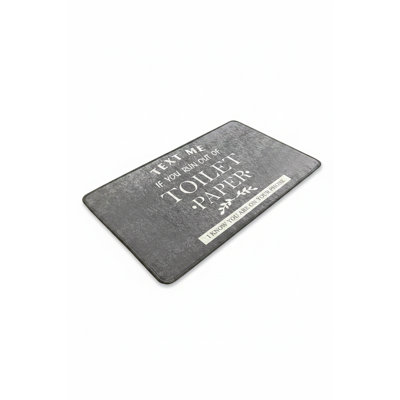 Neutral Modern 1-Piece Bath Mat
