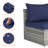 Wicker 6 - Person Patio Conversation Set with Cushions-97637286-96004905