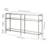 Ceno Glass Top Console Table-577272049-577272076