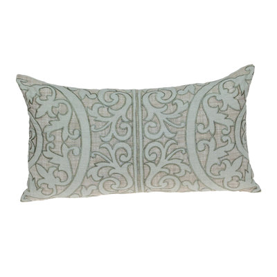 Zurcher Embroidered Down Reversible Throw Pillow