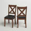 Chaise d'appoint à dossier en croix Lashbrook-57195136