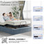 Lit réglable sans gravité avec matelas en mousse à mémoire de forme de 8 po, télécommande sans fil-1229351165