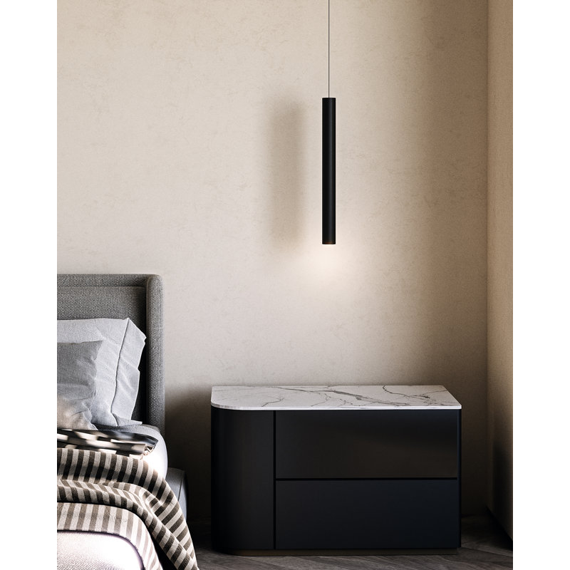 Luminaire suspendu simple à 1 lumière Mason, Bronze urbain