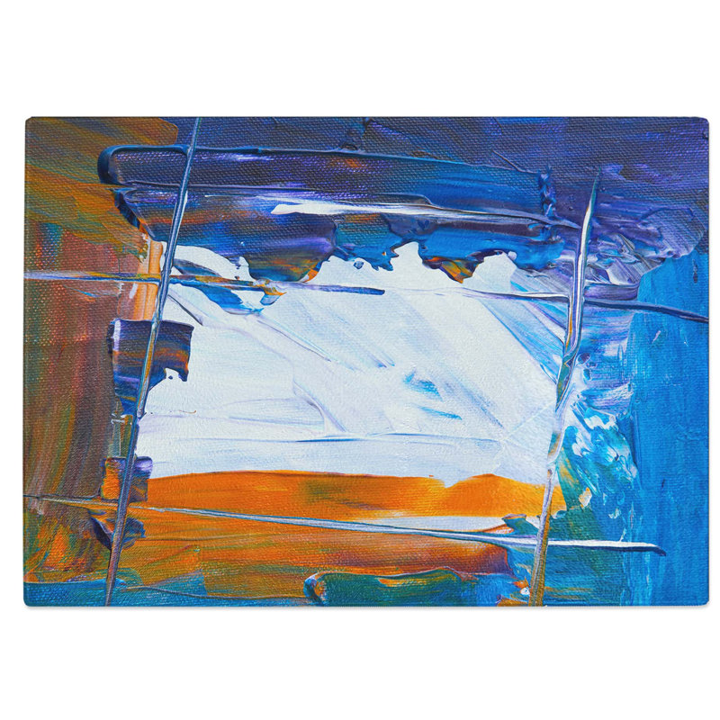 Tempered Glass Art Painting Vol.406 Chopping Board, 28.5 cm W x 20 cm L