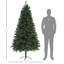 ? Décoration de Noël? Arbre de Noël artificiel, arbre de Noël avec 1000 pointes de branches, ouverture automatique, décoration des Fêtes avec base en acier pour le bureau personnel-818724205
