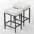 Triplehorn Backless Bar and Counter Stools Upholstered Seat for Comfort, Perfect for Kitchen or Dining Areas-935776923-935776916