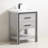 25 " W Freestanding Standard Free Standing Single Double Single Vanity Bathroom Vanity With Resin Top-385169773
