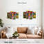 Ensemble de 4 pièces de saveurs mexicaines sur toile-1437642893