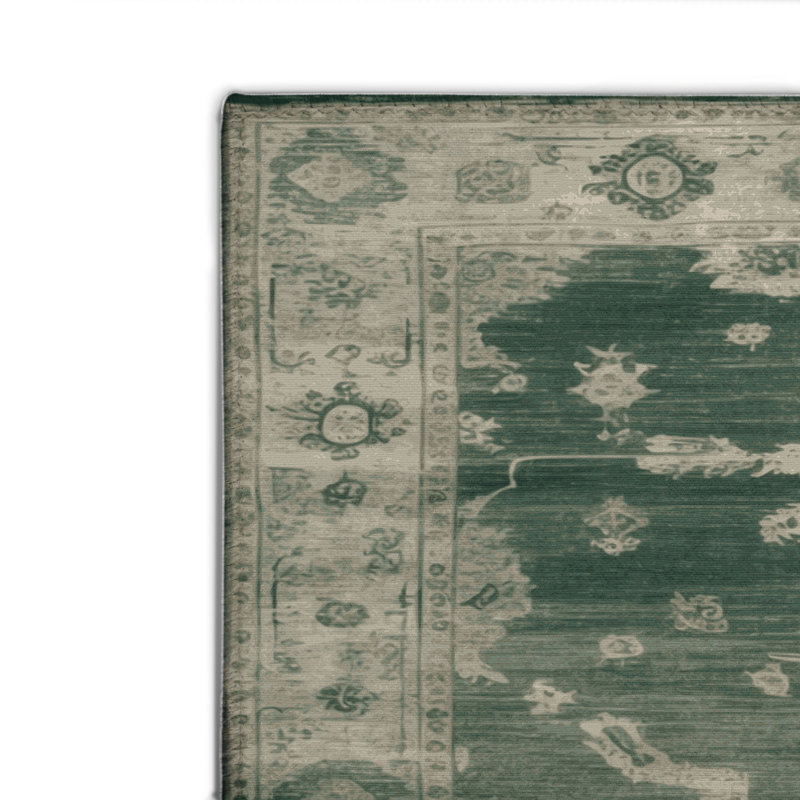 Tapis intérieur et extérieur brun Overdyed, Rectangulaire 8 pi x 10 pi