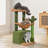 Everee 33" Cat Tree Tower, Green Cactus Cat Tree Condo House with Scratching Posts, Perch, Hammock