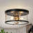Louroujina Glass Flush Mount