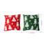 Abstract Red + Green Backrest Cushion