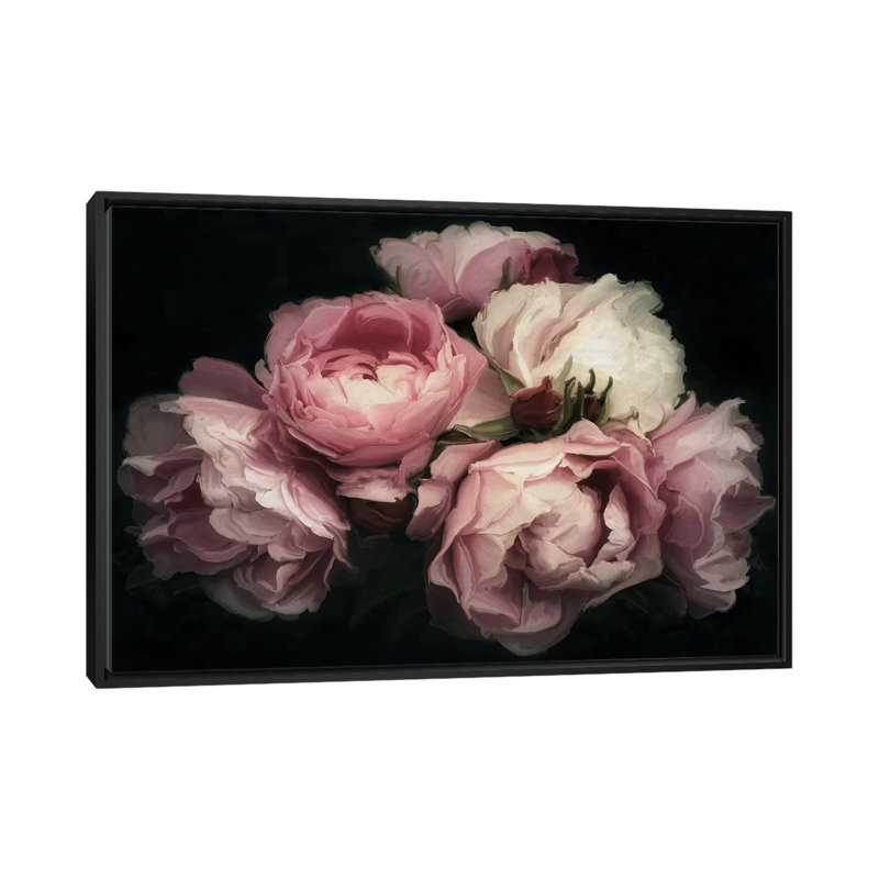 «Vintage Posy» par 5by5collective, reproduction d'art graphique sur toile, H 40 po x l 60 po x p 1,5 po