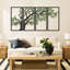 Ensemble de 4 pièces d'art mural en métal Seasons 'Vibes-93506831-93506828