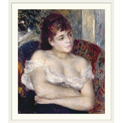 «Femme dans un fauteuil», 1874 par Pierre-Auguste Renoir - reproduction