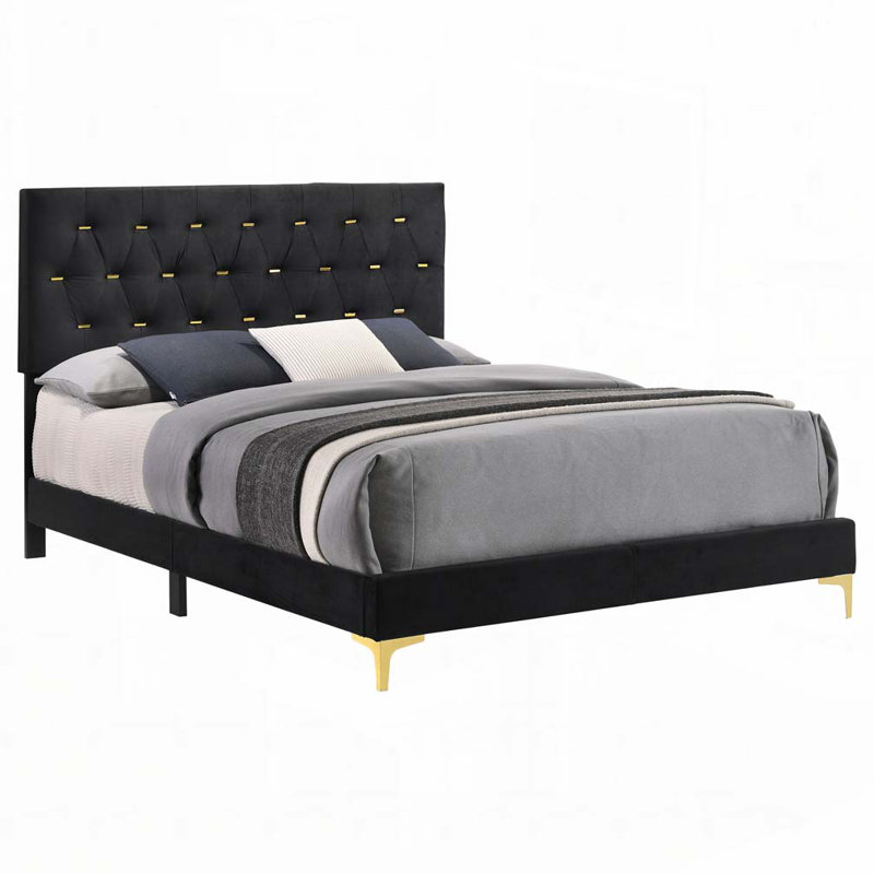Upholstered Queen Panel Bed