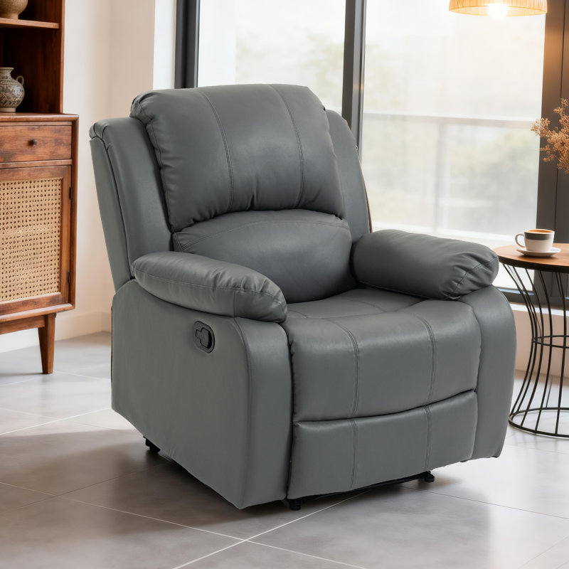 94cm Wide Standard Recliner, Grey