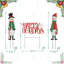 Ensemble de 3 bonhommes de neige de Noël en métal 32 "et piquet HAPPY HOLIDAYS (KD)