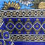 Cotton Sunflower Floral Tablecloth Rectangle Blue Olive Kitchen Dining Linen-1800020681