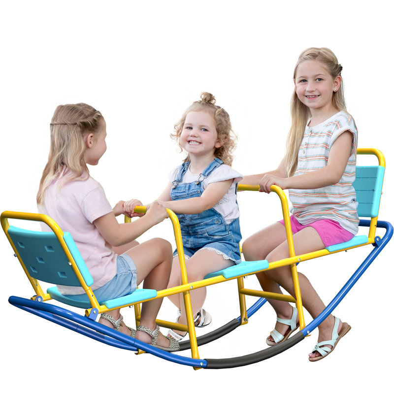Bascule à 3 places pour enfants de 3 à 8 ans Life Finds