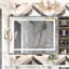 Miroir de salle de bain 32x24inch avec brouillard à DEL, intensité variable, 3 températures de couleur, fixation murale, luminosité réglable brillante, 3000 6000k, accessoire