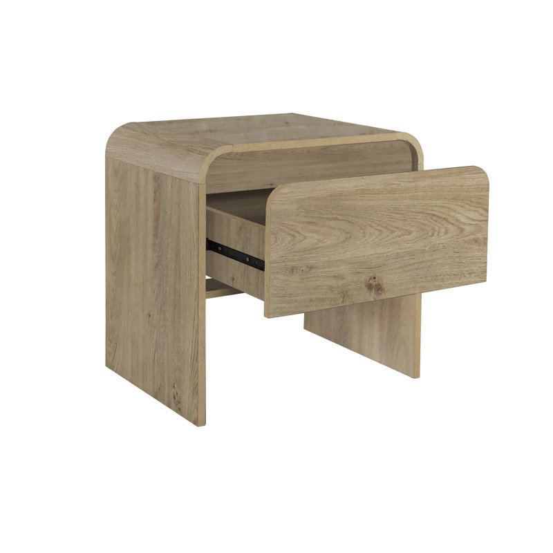 Epifana 2-Piece Set - 2 End Tables, Beige, 21.6" H x 24" W x 15.7" D