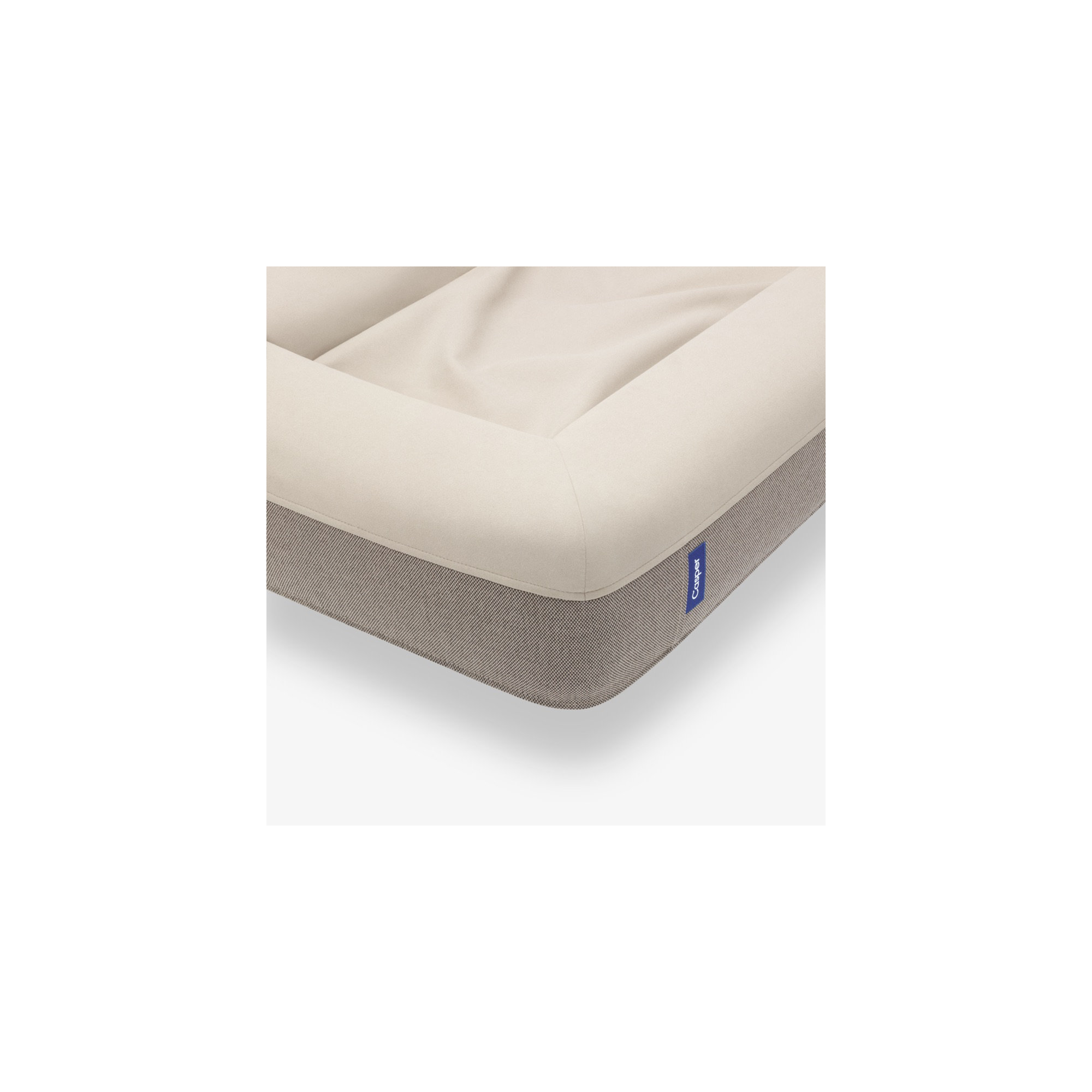 The Casper Dog Bed, Medium (33" W x 25" D x 6" H), Sand