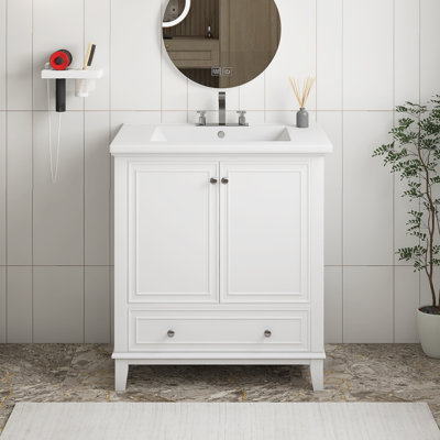 Meuble-lavabo simple 30 po avec comptoir