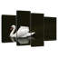 Cygne blanc élégant Brampt