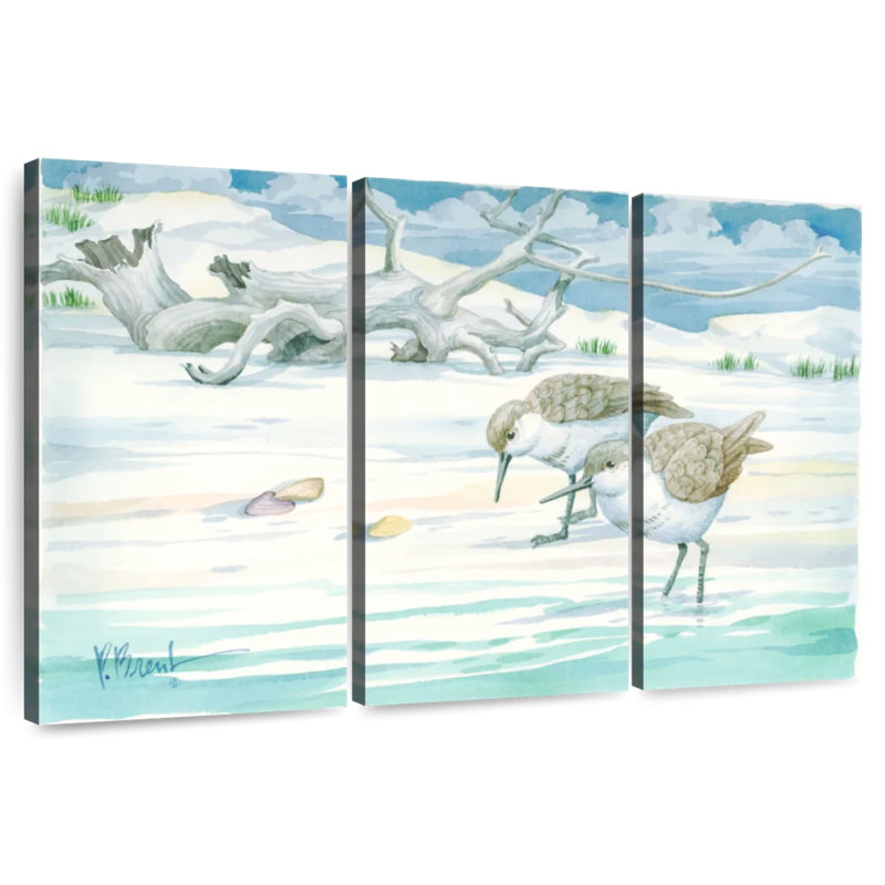 Driftwood Sandpipers, 42" H x 65" W