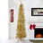 National Tree Company 6 Foot Holiday Tinsel Christmas Tree & Amber String Lights