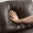 Leather Power Lift Recliner with Pocket and Lumbar Pillow-372809228
