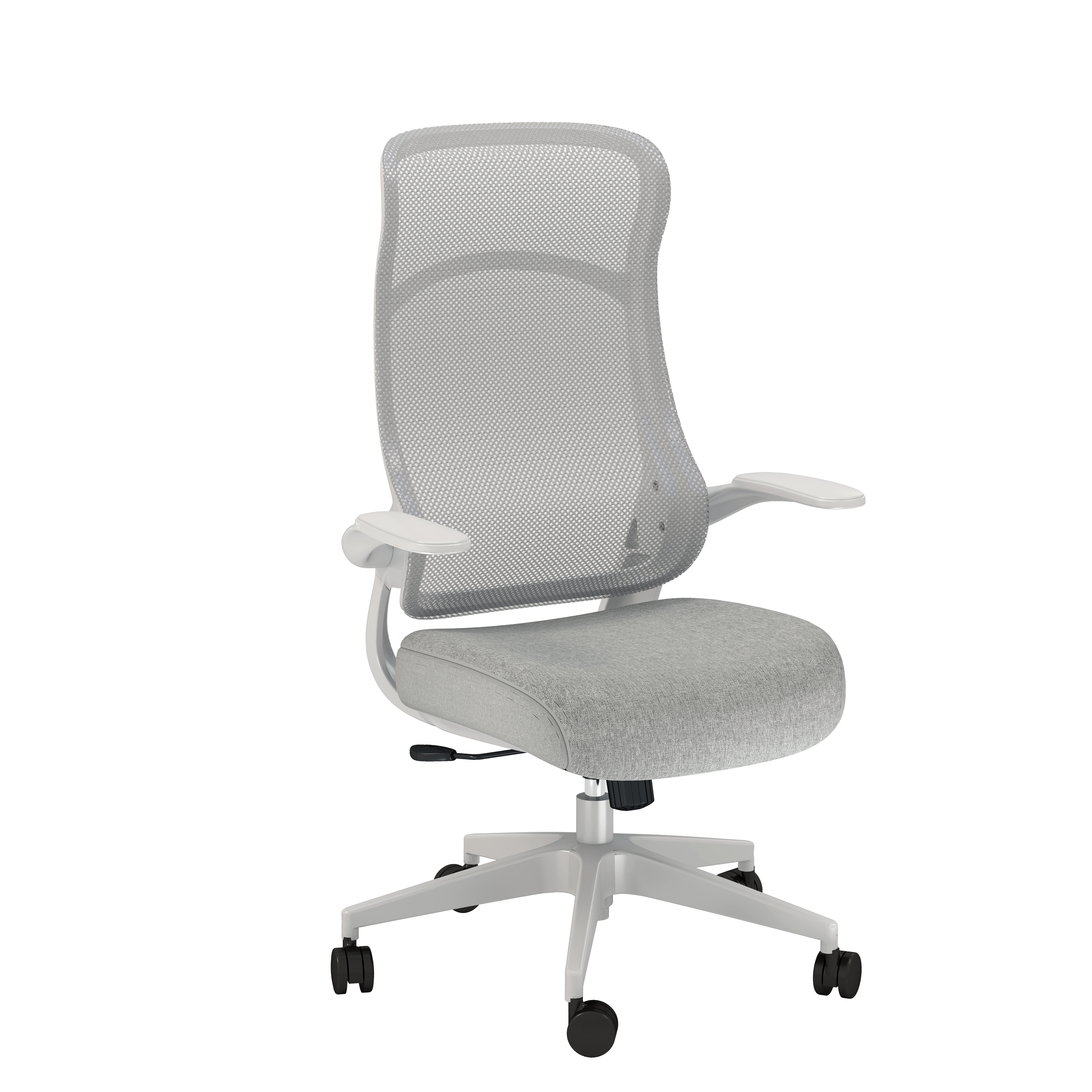 Hokku Designs Black Comfy Ergonomic Office Chair,FlipUp Armrests,Ideal