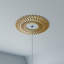 16 po x 6 po x P 6 po x P 1/2 po, médaillon de plafond en PVC de qualité architecturale Cornellius, doré-40714776-40714756