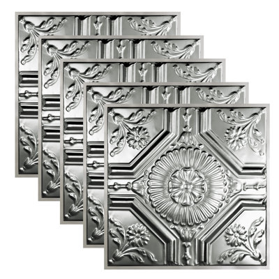 Great Lakes Tin Rochester Lay-In Ceiling Tile (Pack of 5)