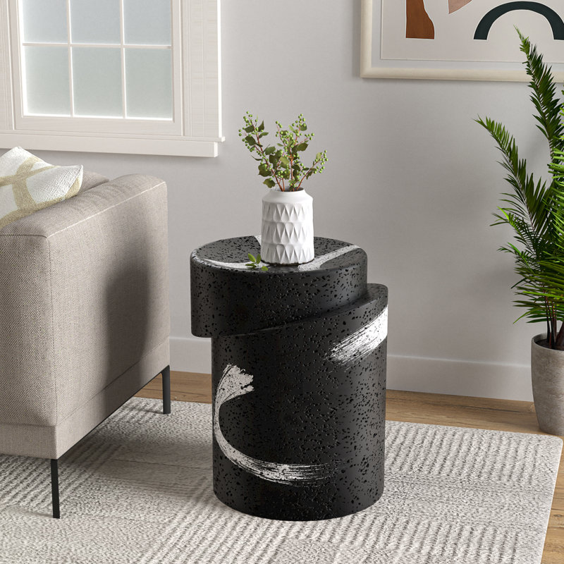 Table d'appoint d'extérieur en béton Jaculin