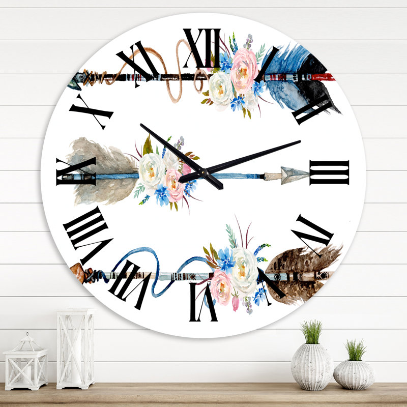 Horloge murale bohème et éclectique, Grand