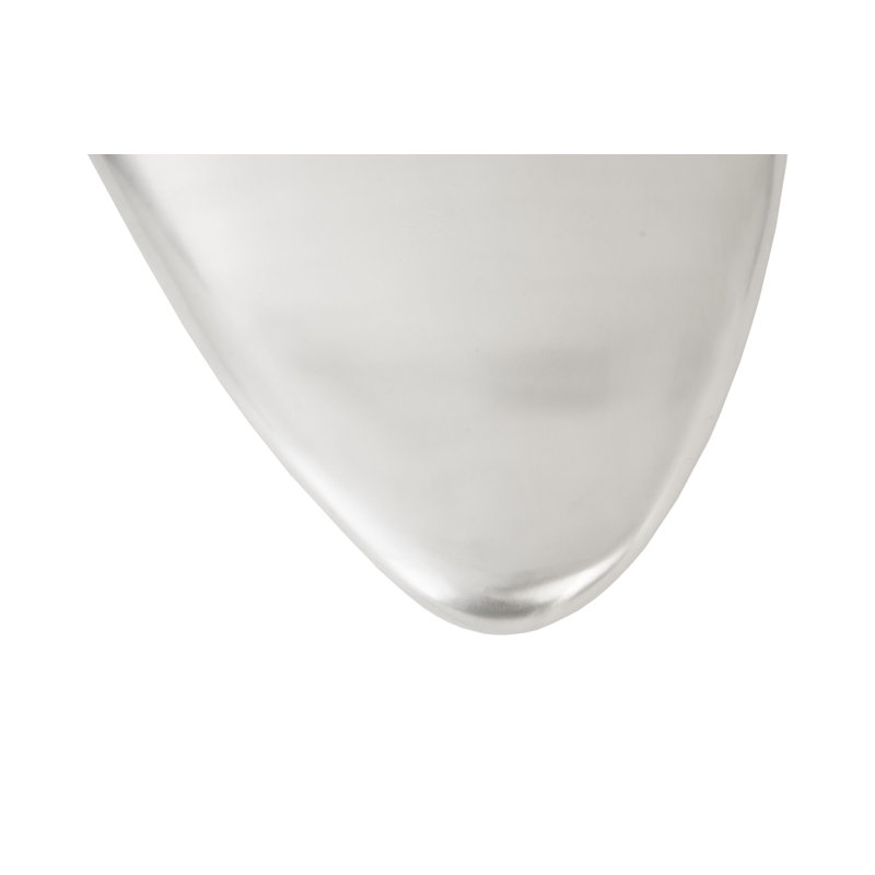 River Stone Wall Décor, 12" H x 16" W x 22" D, Silver