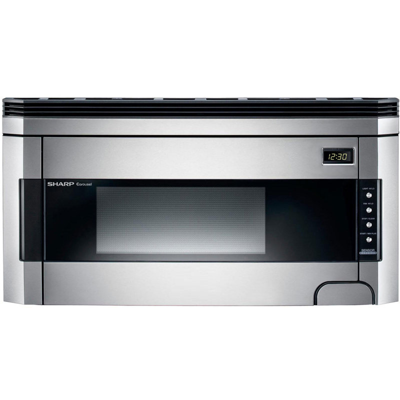 Sharp 1.5 Cubic Feet 1000 Watt Over The Range Microwave with Sensor Cooking